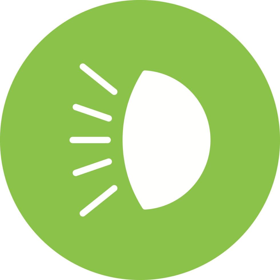 Car Headlight Circle Background Icon vector