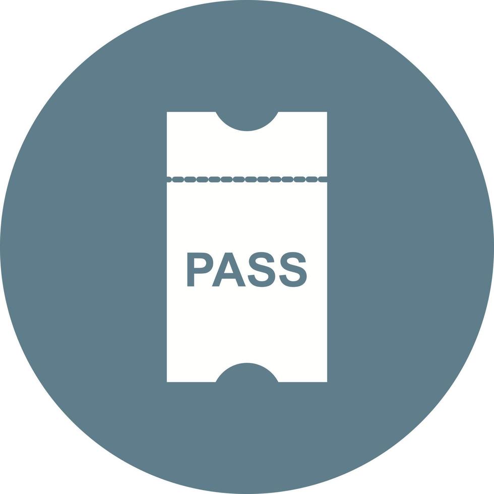 Passes Circle Background Icon vector