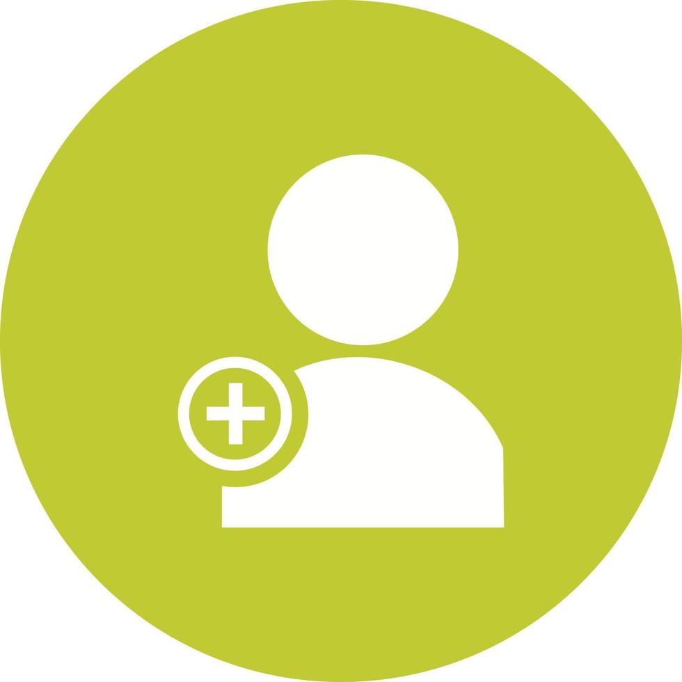 Create User Circle Background Icon vector
