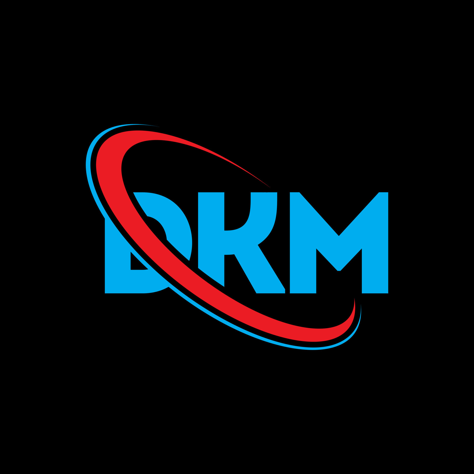 DKM logo. DKM letter. DKM letter logo design. Initials DKM logo linked