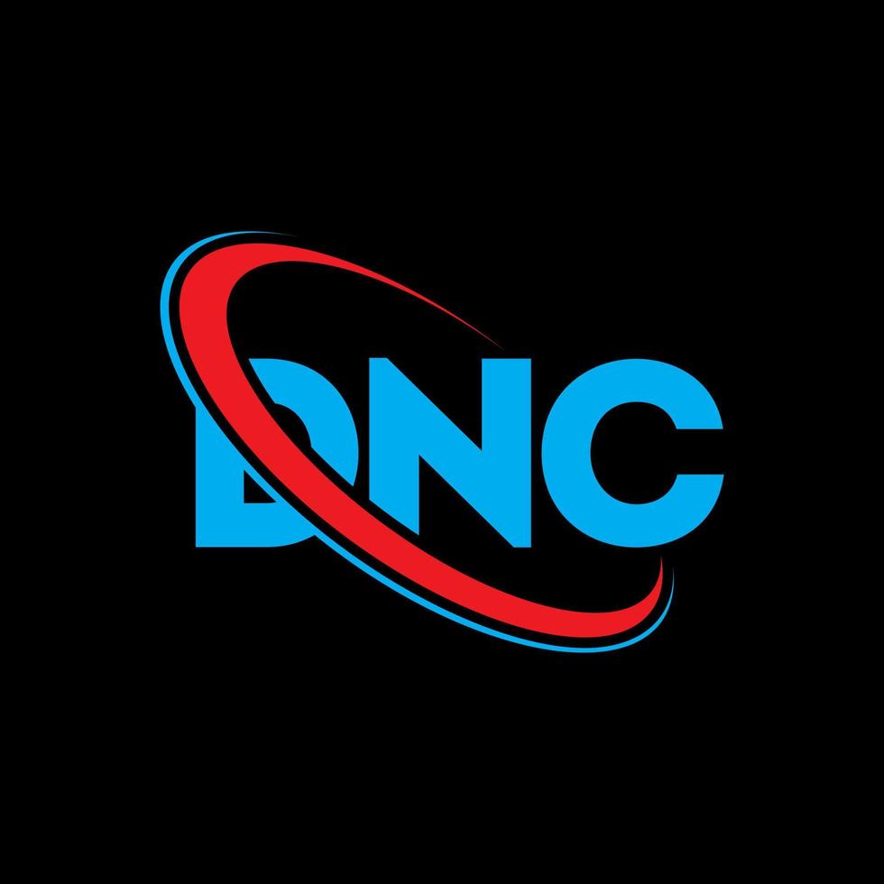 logotipo de dnc. carta dnc. diseño del logotipo de la letra dnc