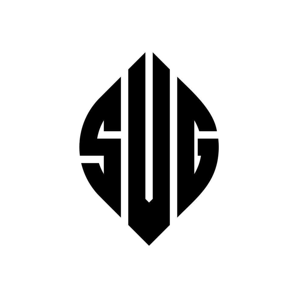 SVG circle letter logo design with circle and ellipse shape. SVG ellipse letters with typographic style. The three initials form a circle logo. SVG Circle Emblem Abstract Monogram Letter Mark Vector. vector