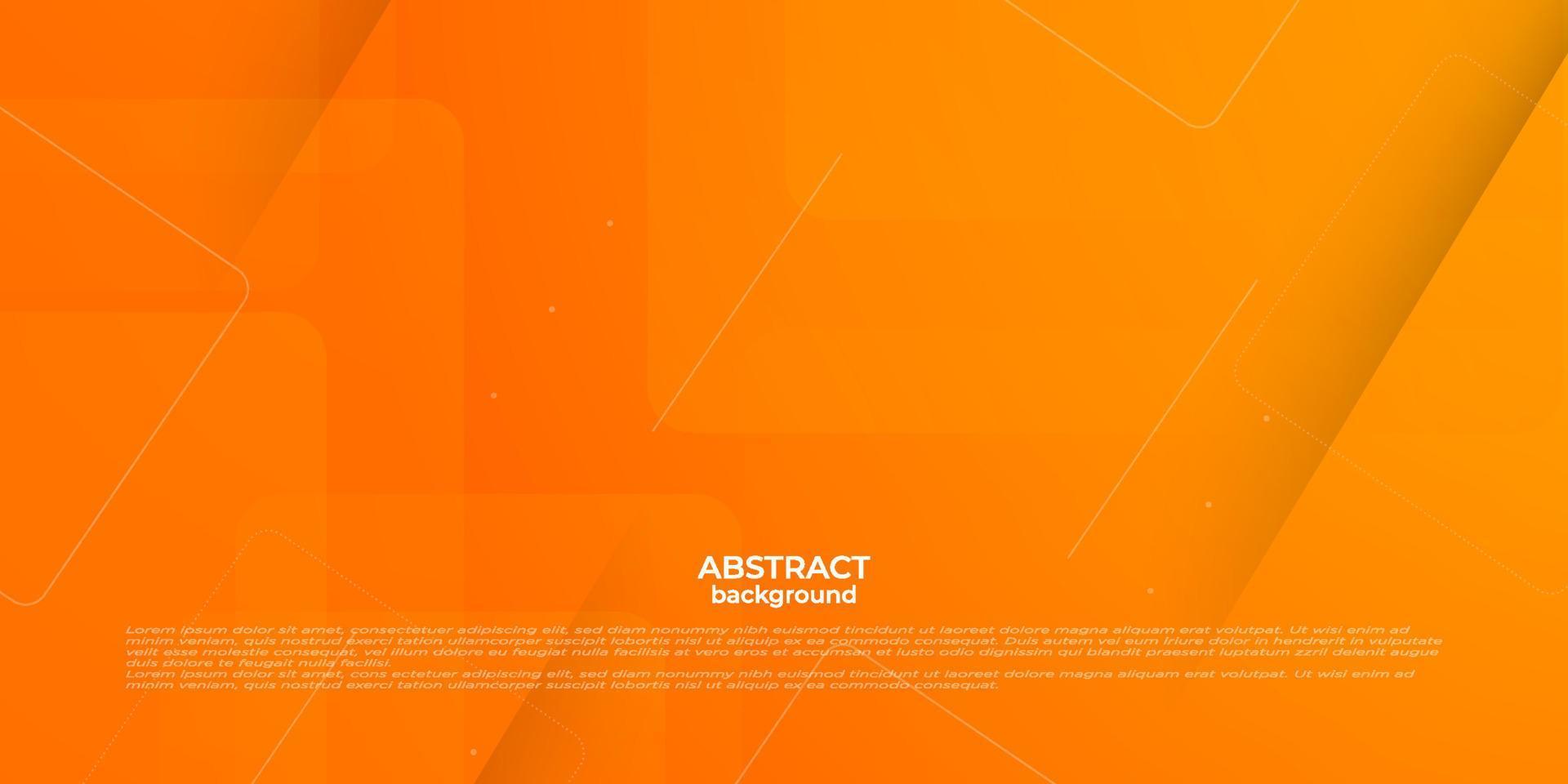 abstract orange background with simple lines.colorful orange design. bright and modern with shadow 3d concept. eps10 vector