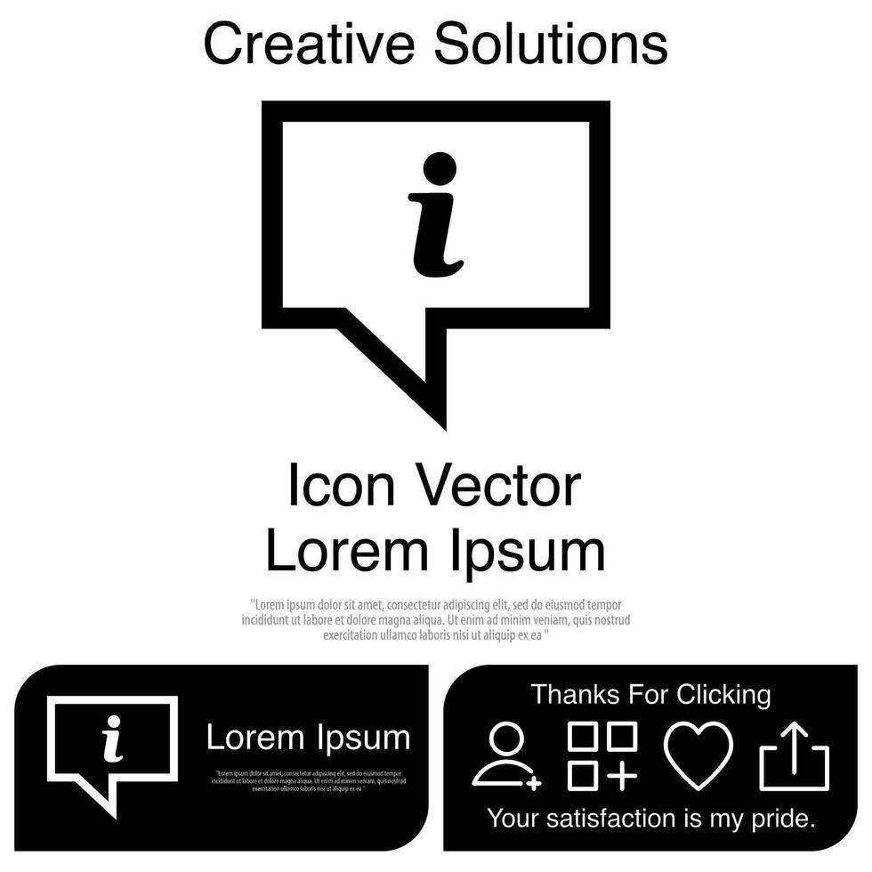 Information Icon EPS 10 vector