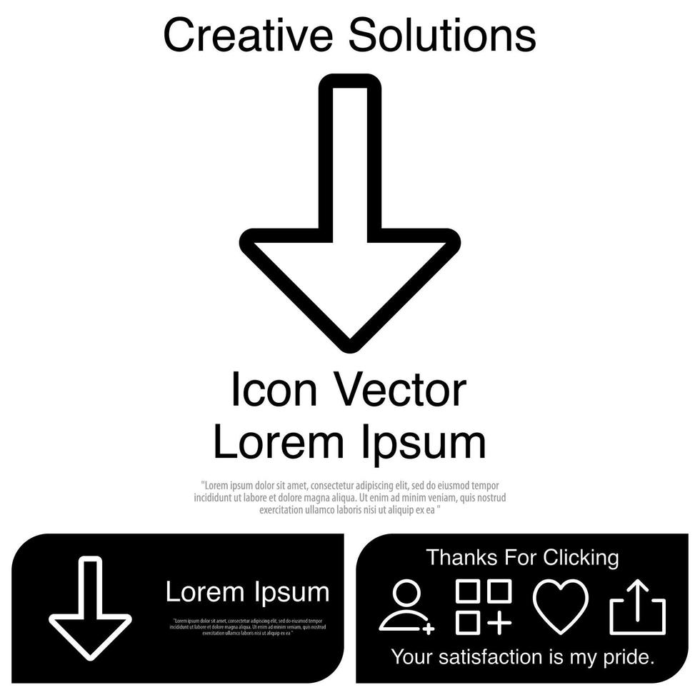 flecha, icono, vector, eps, 10 vector