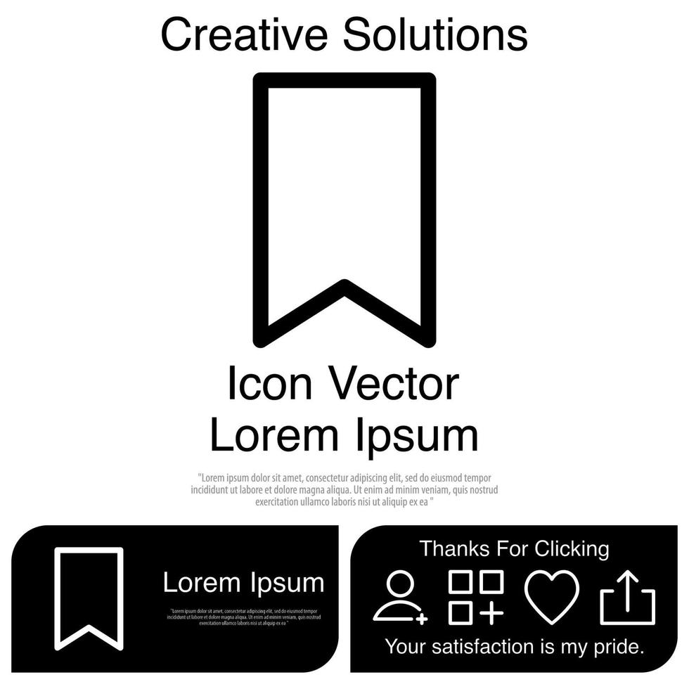 BookMark Icon Vector EPS 10