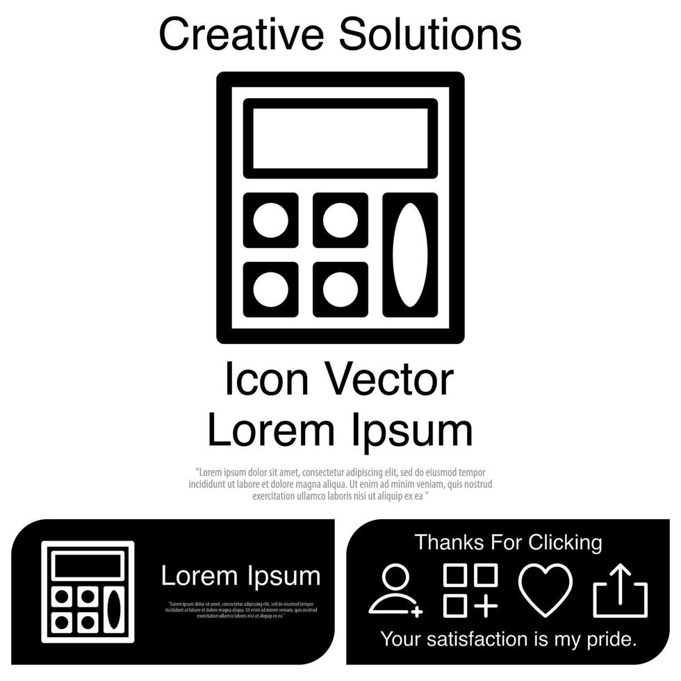 Calculator Icon Vector EPS 10