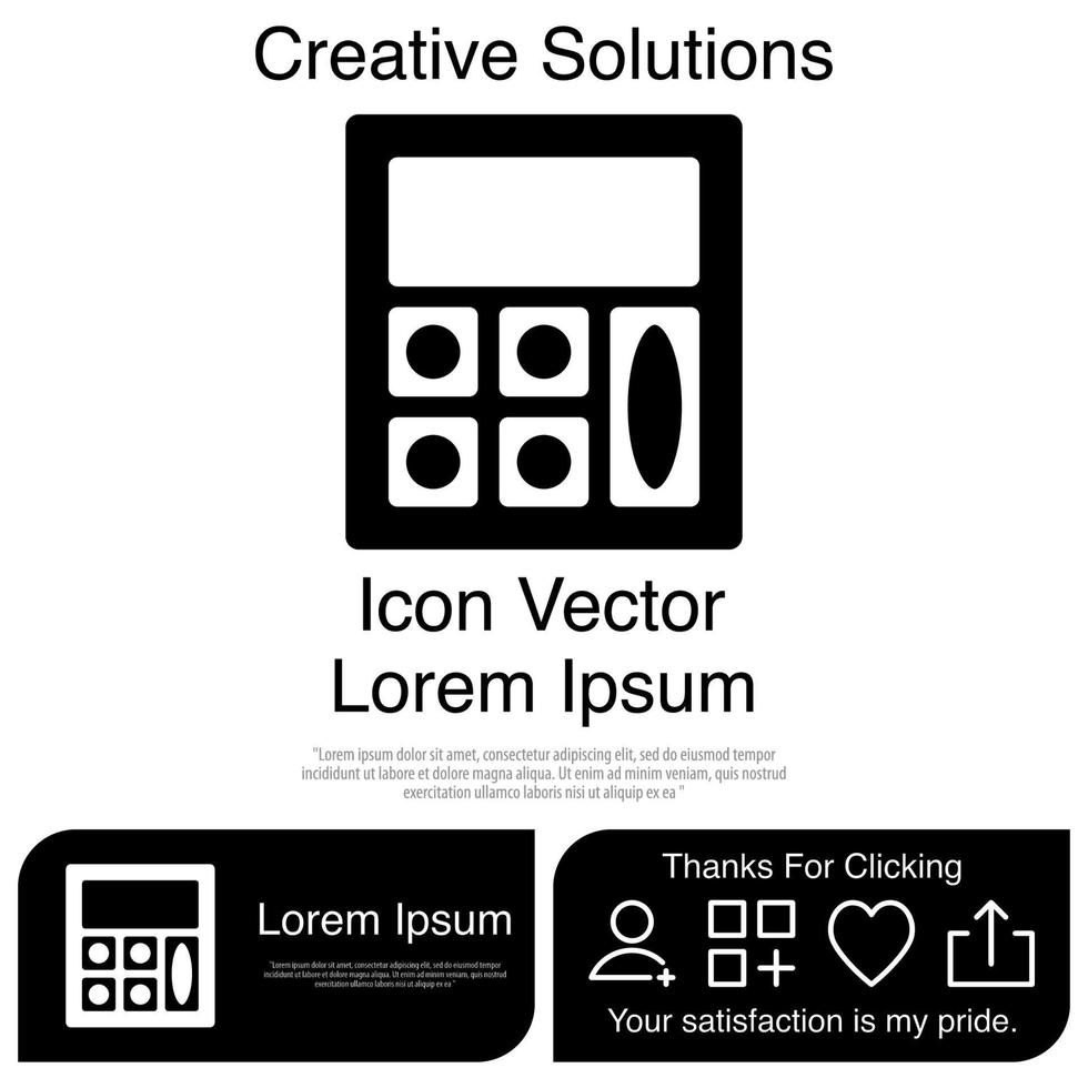 Calculator Icon Vector EPS 10