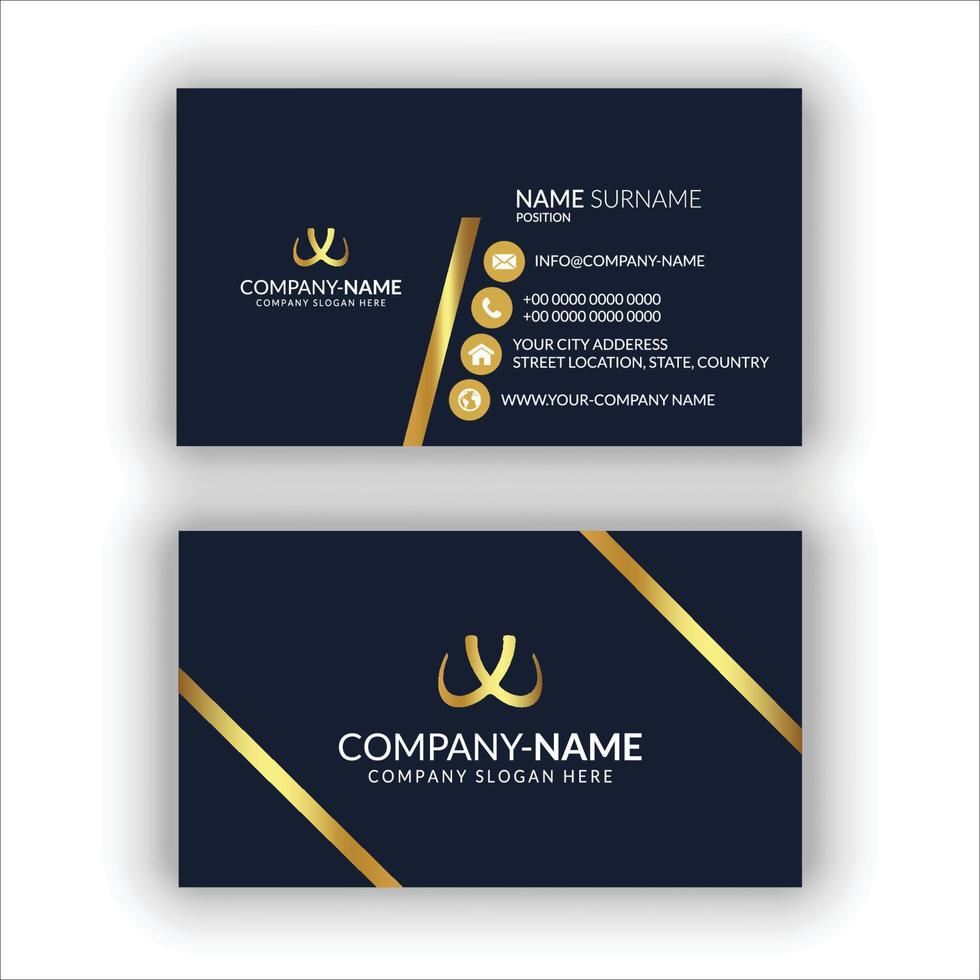 Modern Business Card vector