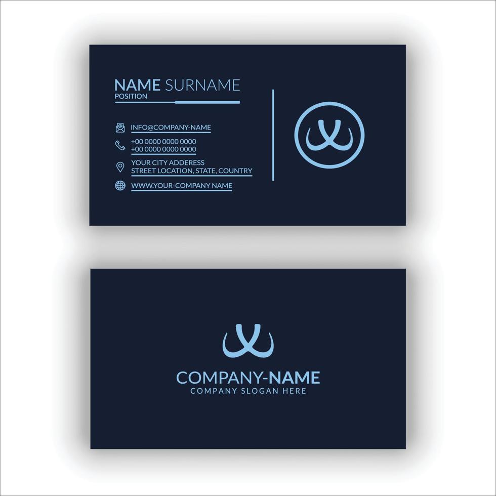 Modern Corporate Business Card vector