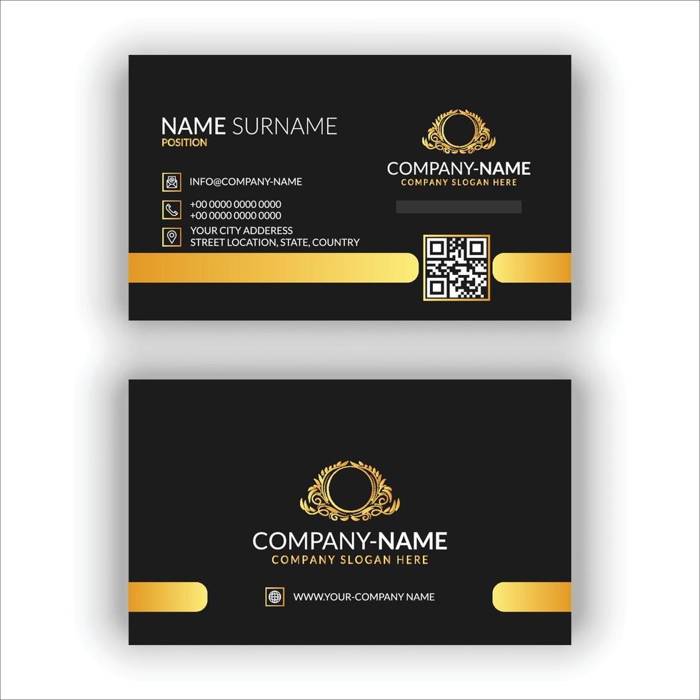 Modern Corporate Business Card vector