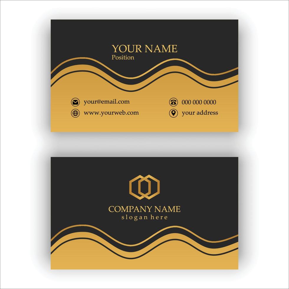 Modern Corporate Business Card vector