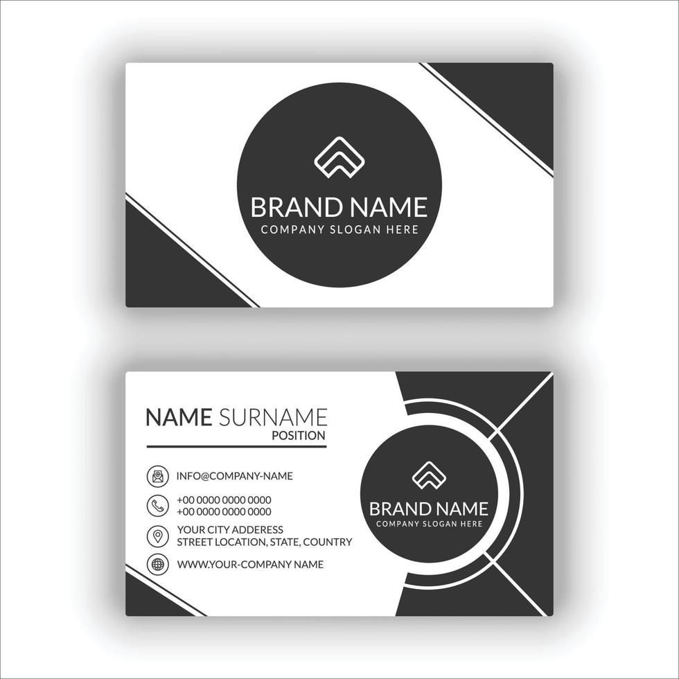 Modern Business Card vector