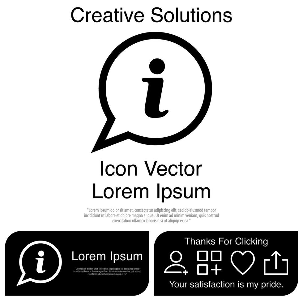 Information Icon EPS 10 vector