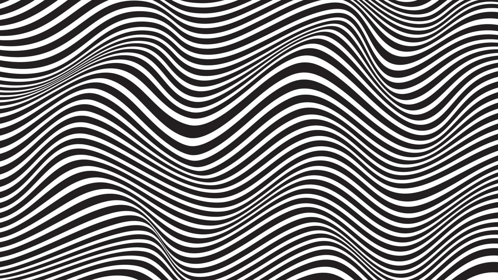 Abstract zig zag line wave background vector