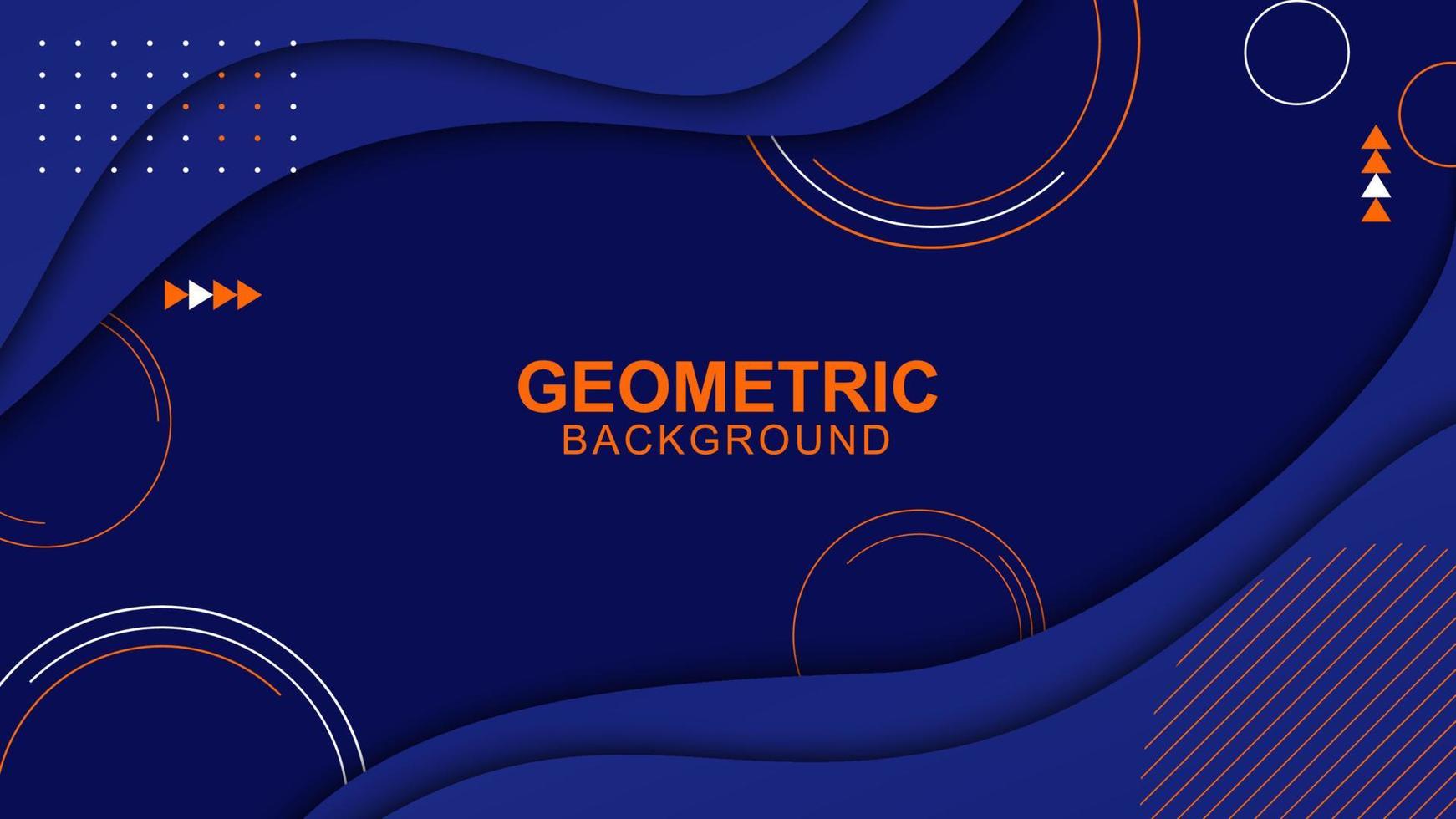 Geometric shape background with modern design vector