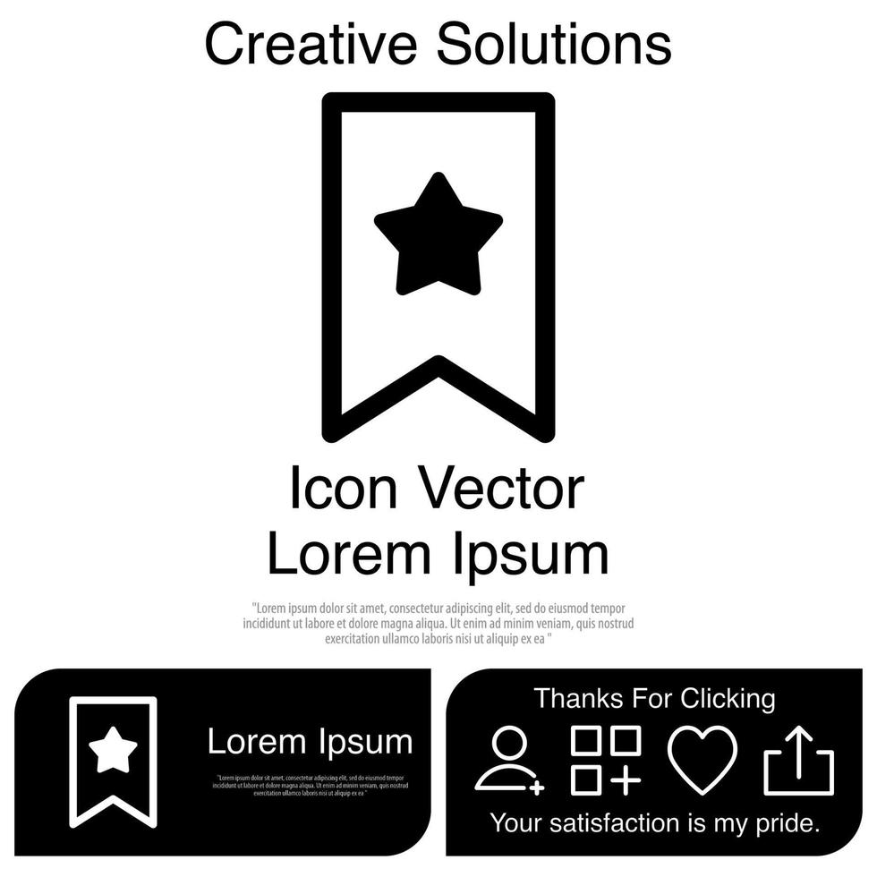 BookMark Icon Vector EPS 10