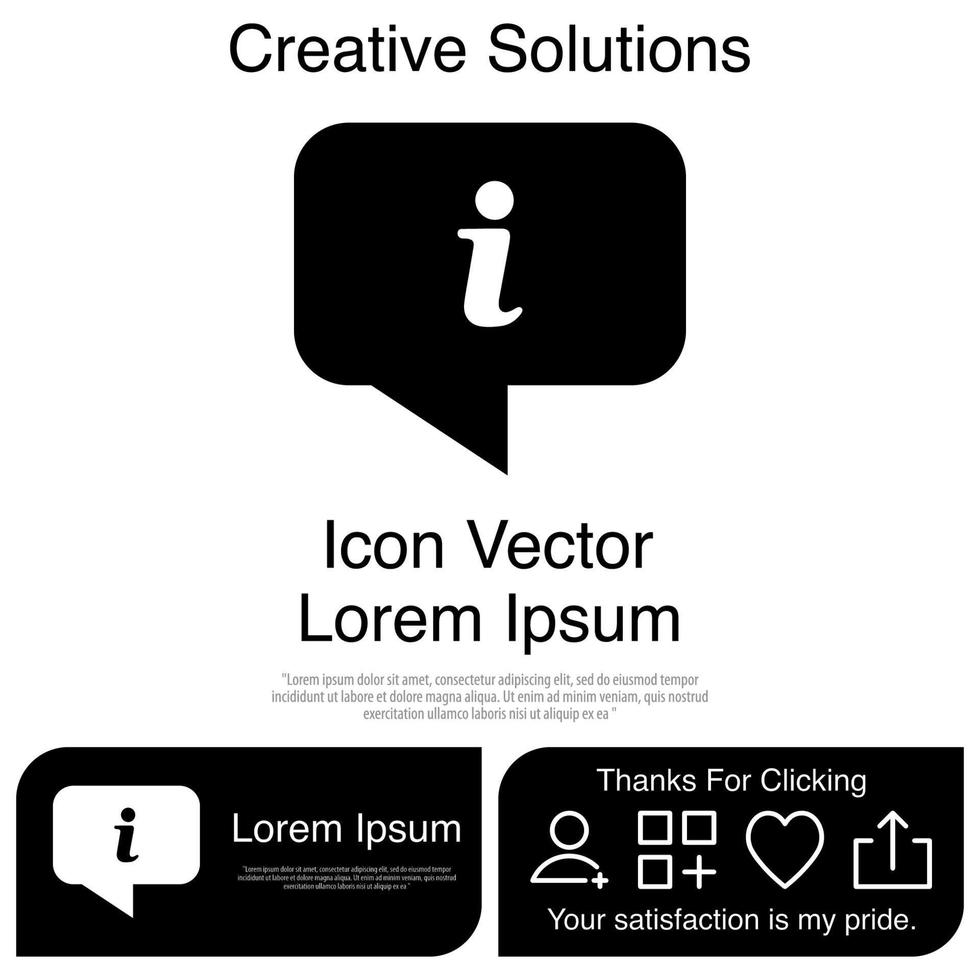 Information Icon EPS 10 vector