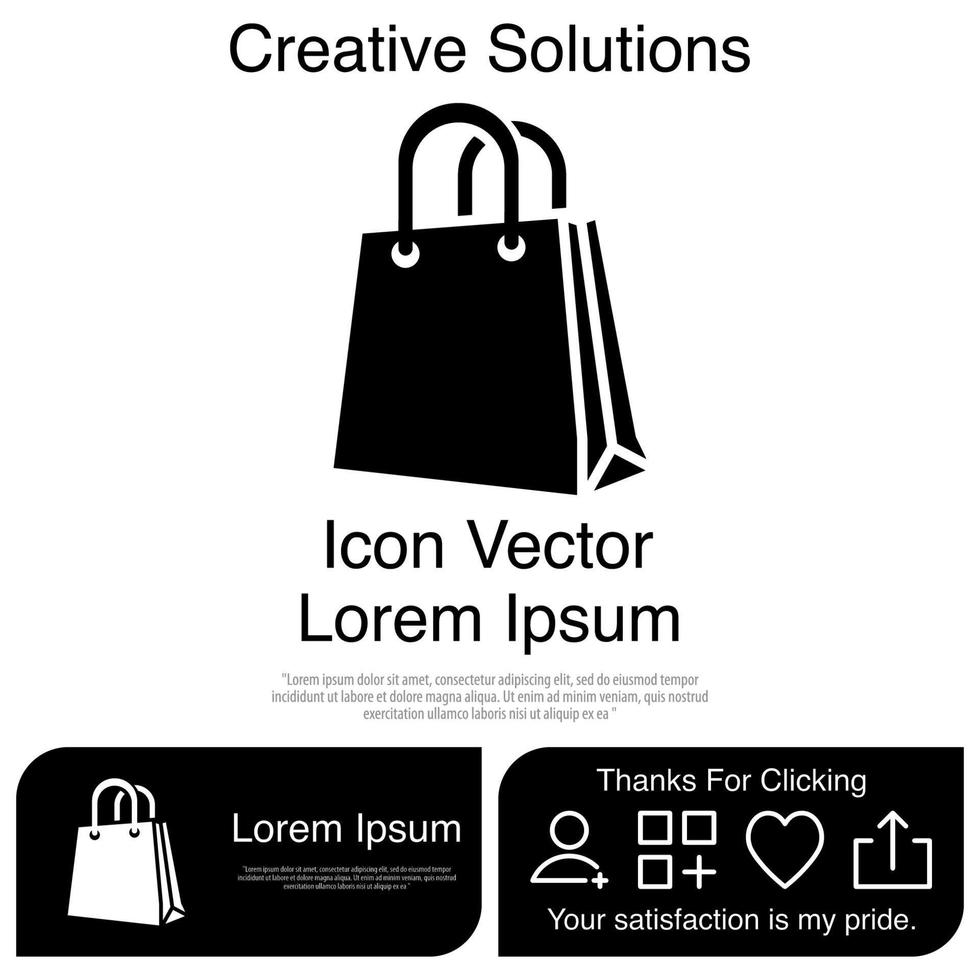 Bag Icon Vector EPS 10