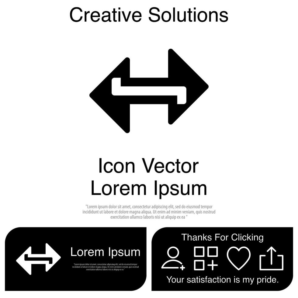 flecha, icono, vector, eps, 10 vector