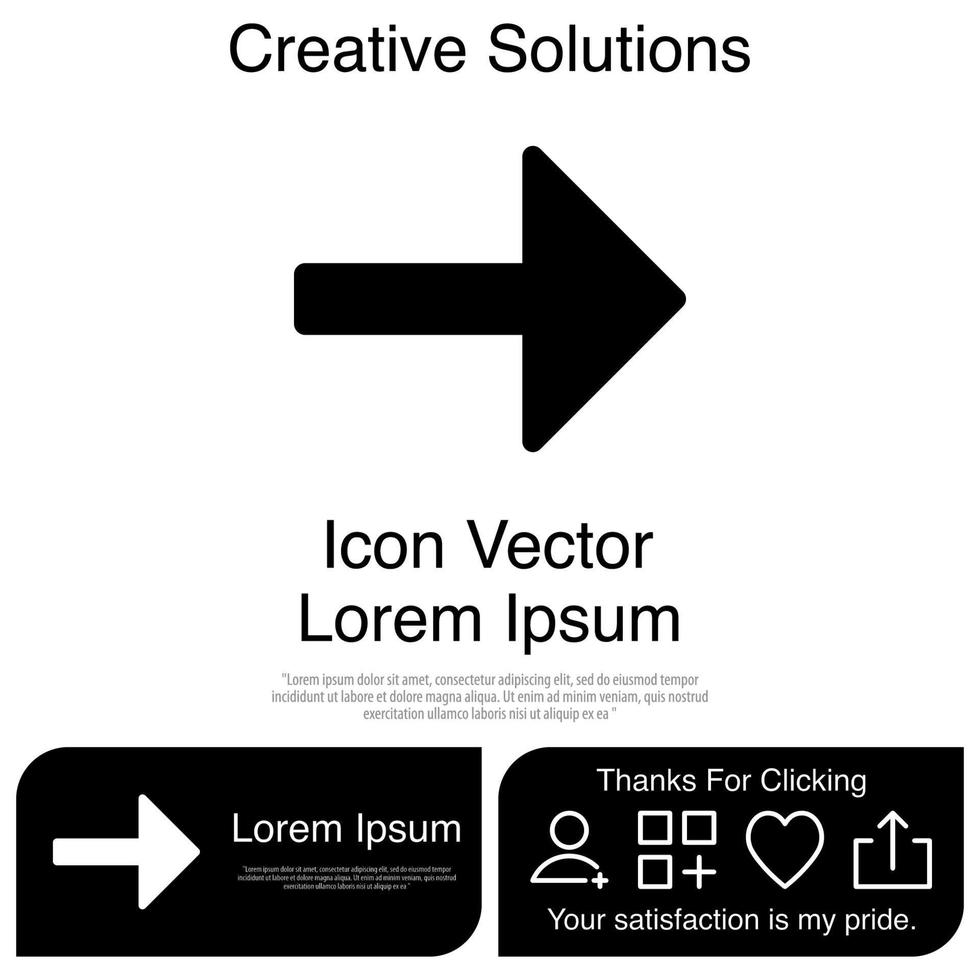 Arrow Icon Vector EPS 10