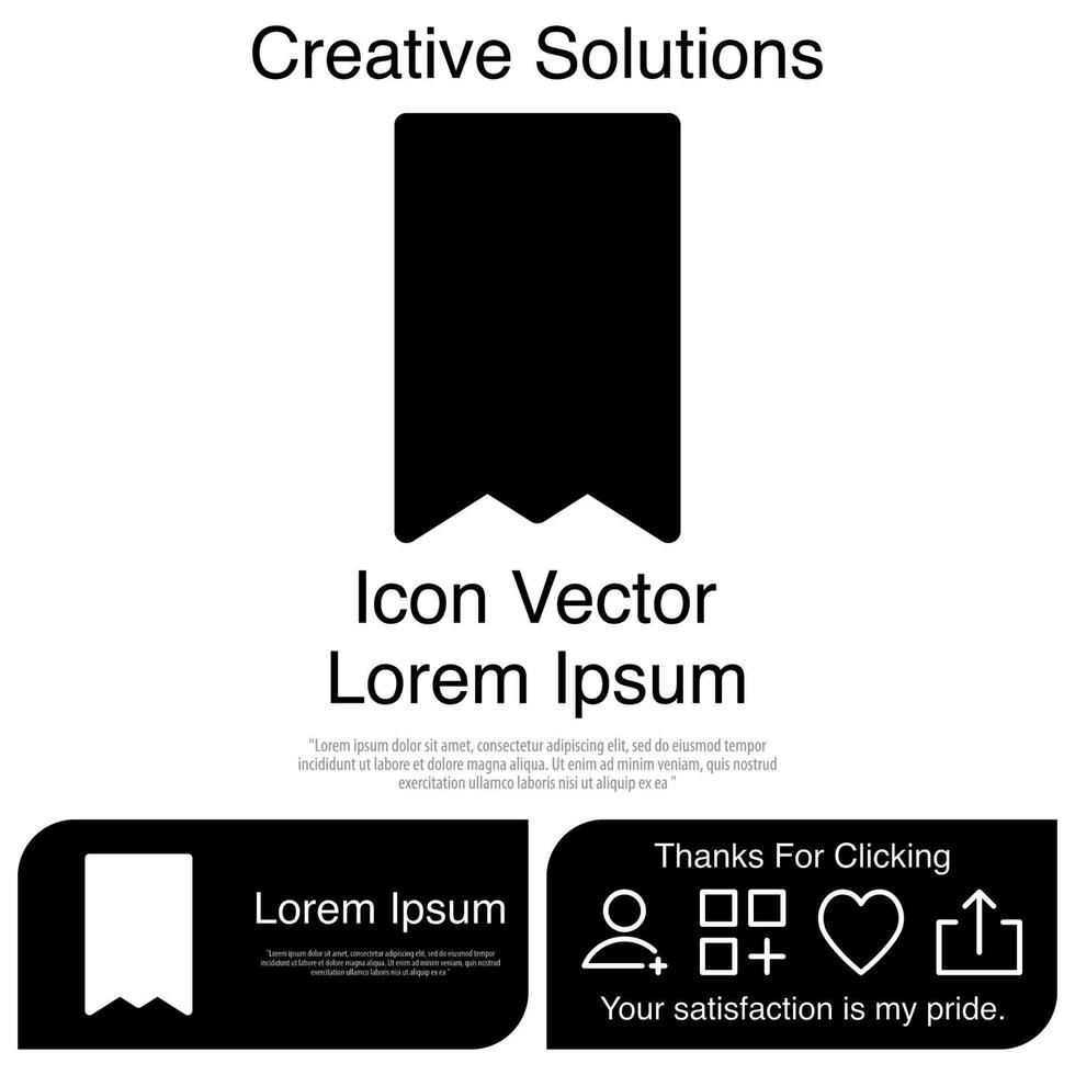BookMark Icon Vector EPS 10