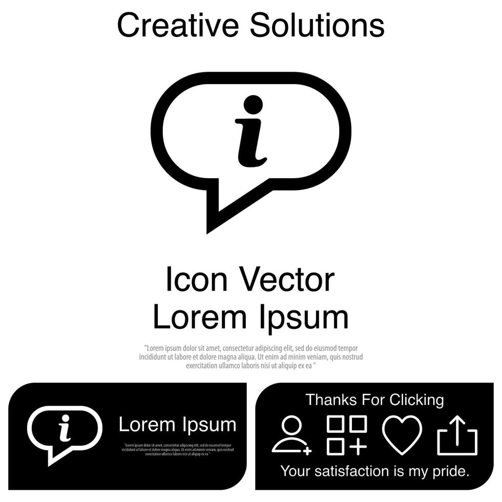 Information Icon EPS 10 vector