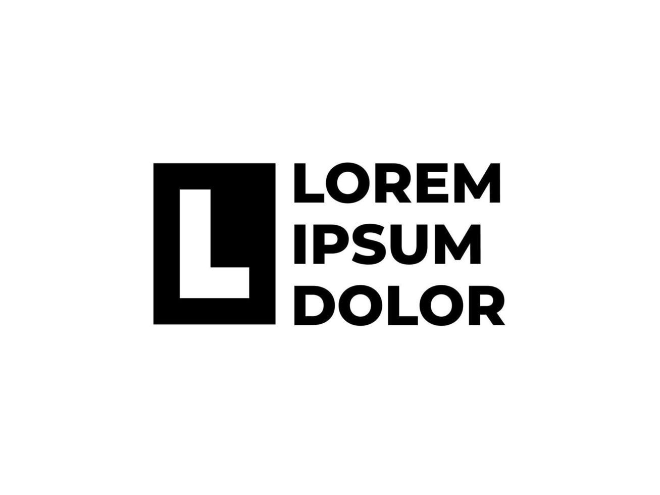 Letter L logo vector