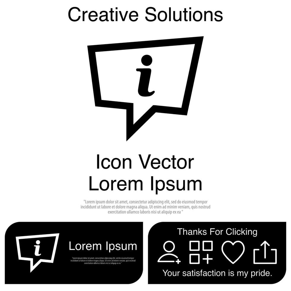 Information Icon EPS 10 vector