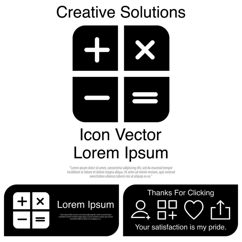 Calculator Icon Vector EPS 10