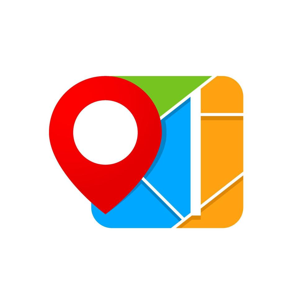 Initial I City Maps vector