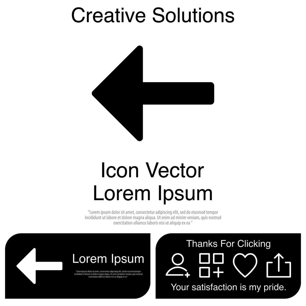 Arrow Icon Vector EPS 10