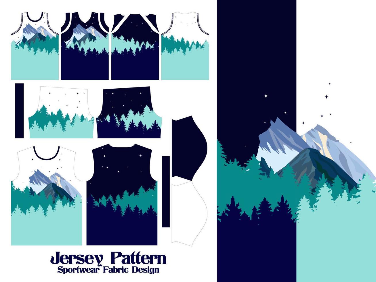 Jersey 16 pattern textile design for sport tshirt soccer football esport sportwear front and back Premium Vector