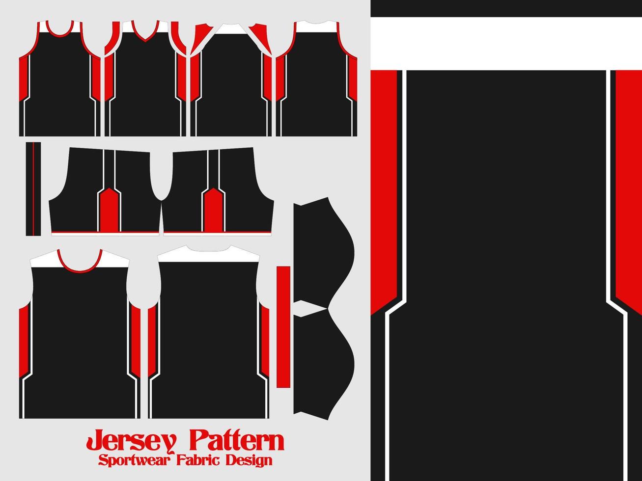 patrón de impresión de jersey 1 sublimación textil para camisetas, fútbol, fútbol, e-sport, diseño de uniformes deportivos vector