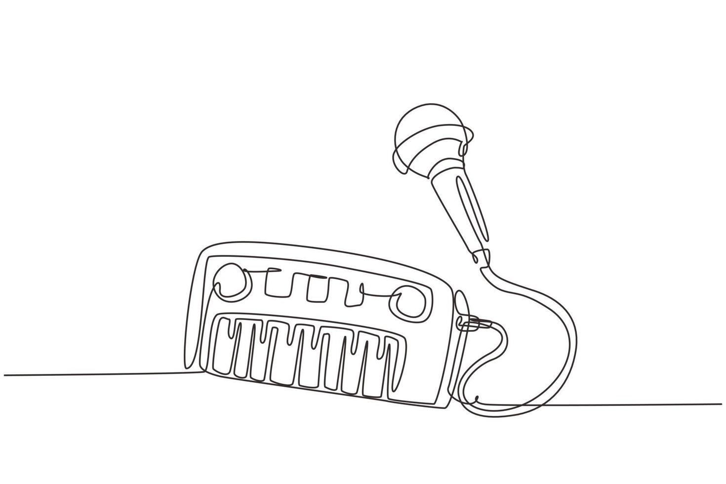 piano de juguete eléctrico de dibujo de una línea continua y micrófono. Piano musical para niños, piano de juguete eléctrico de dibujo de una línea continua y micrófono. Piano musical para niños,