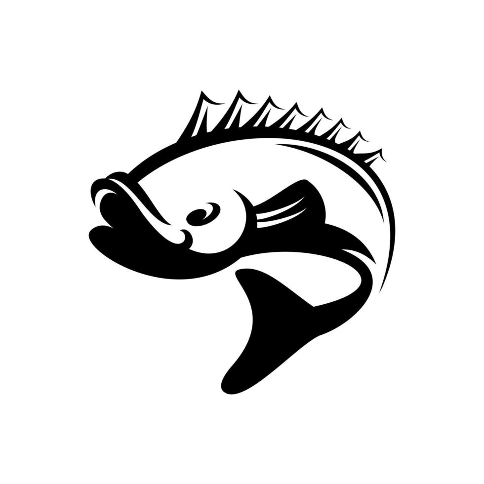 vector de peces de pesca