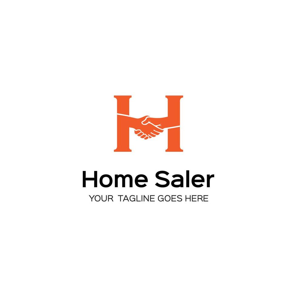 Home Saler Logo Template free download vector