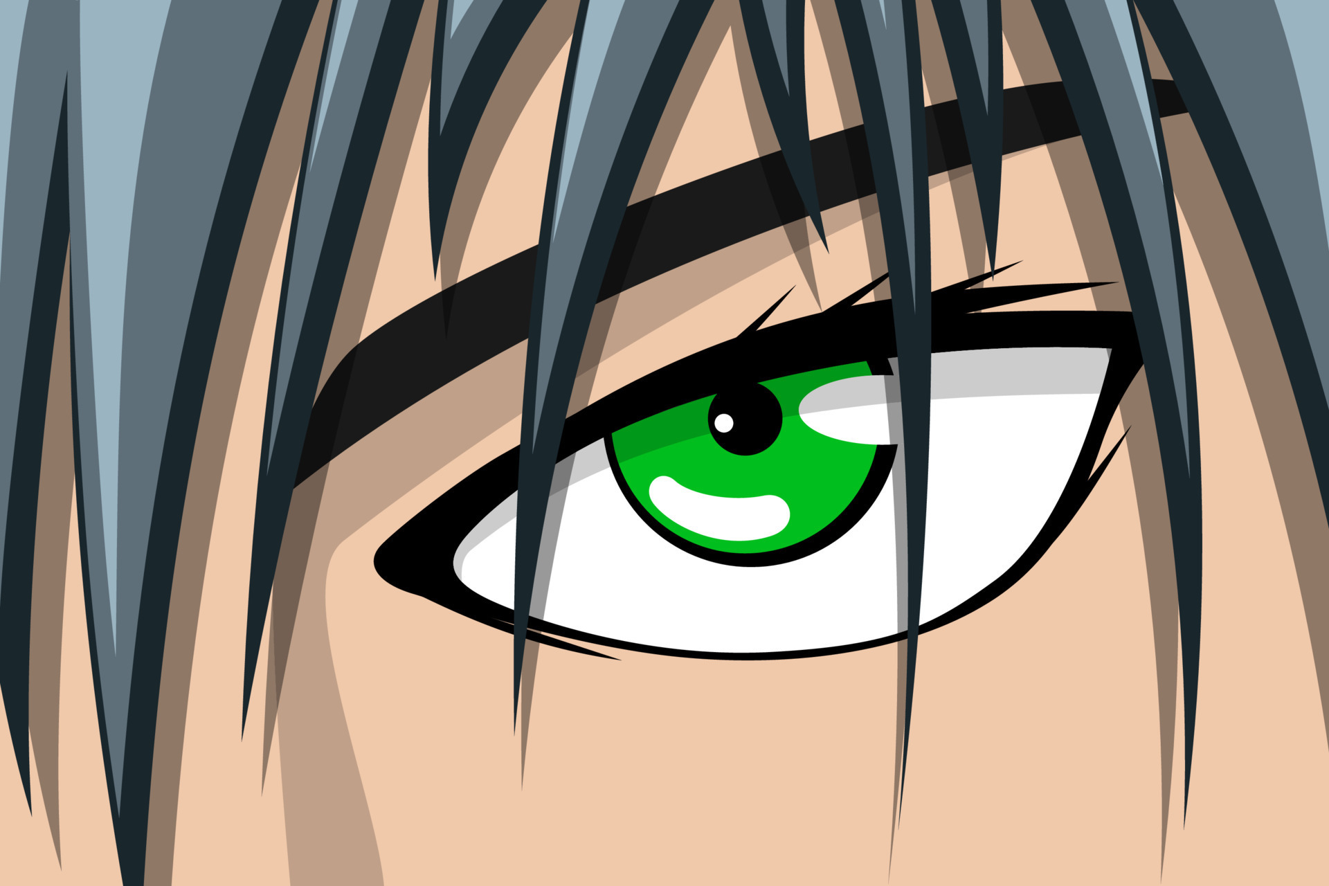 Anime comic strip pretty boy or girl face with green eye and grey hair. Manga comics book hero art background concept. Vector cartoon look eps illustration 8991619 Vector Art at Vecteezy Anime comic strip pretty boy or girl face with green eye and grey hair. Manga comics book hero art background concept. Vector cartoon look eps illustration 8991619 Vector Art at Vecteezy