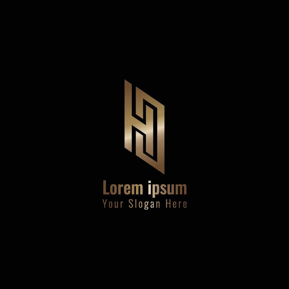 HO and HC Business identity corporate abstract logo design vector.eps vector