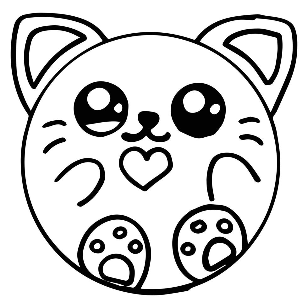 Kids Coloring Pages Cute Cat Donut Character Vector Illustration EPS And Image 8992211 Vector Kids Coloring Pages Cute Cat Donut Character Vector Illustration EPS And Image 8992211 Vector