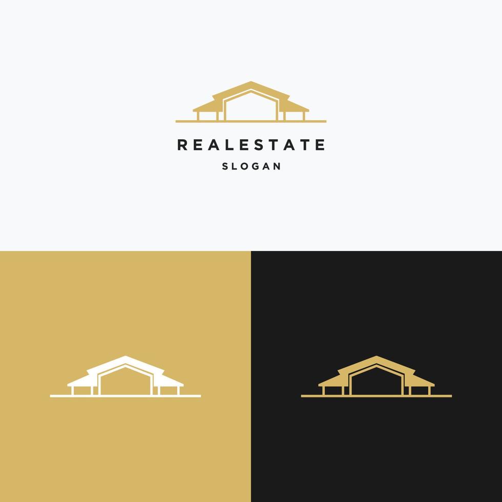 Real estate logo icon design template vector illustration