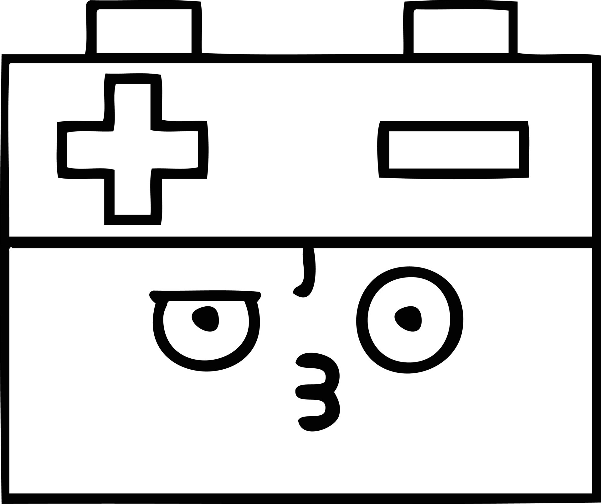 line drawing cartoon car battery 8994004 Vector Art at Vecteezy line drawing cartoon car battery 8994004 Vector Art at Vecteezy