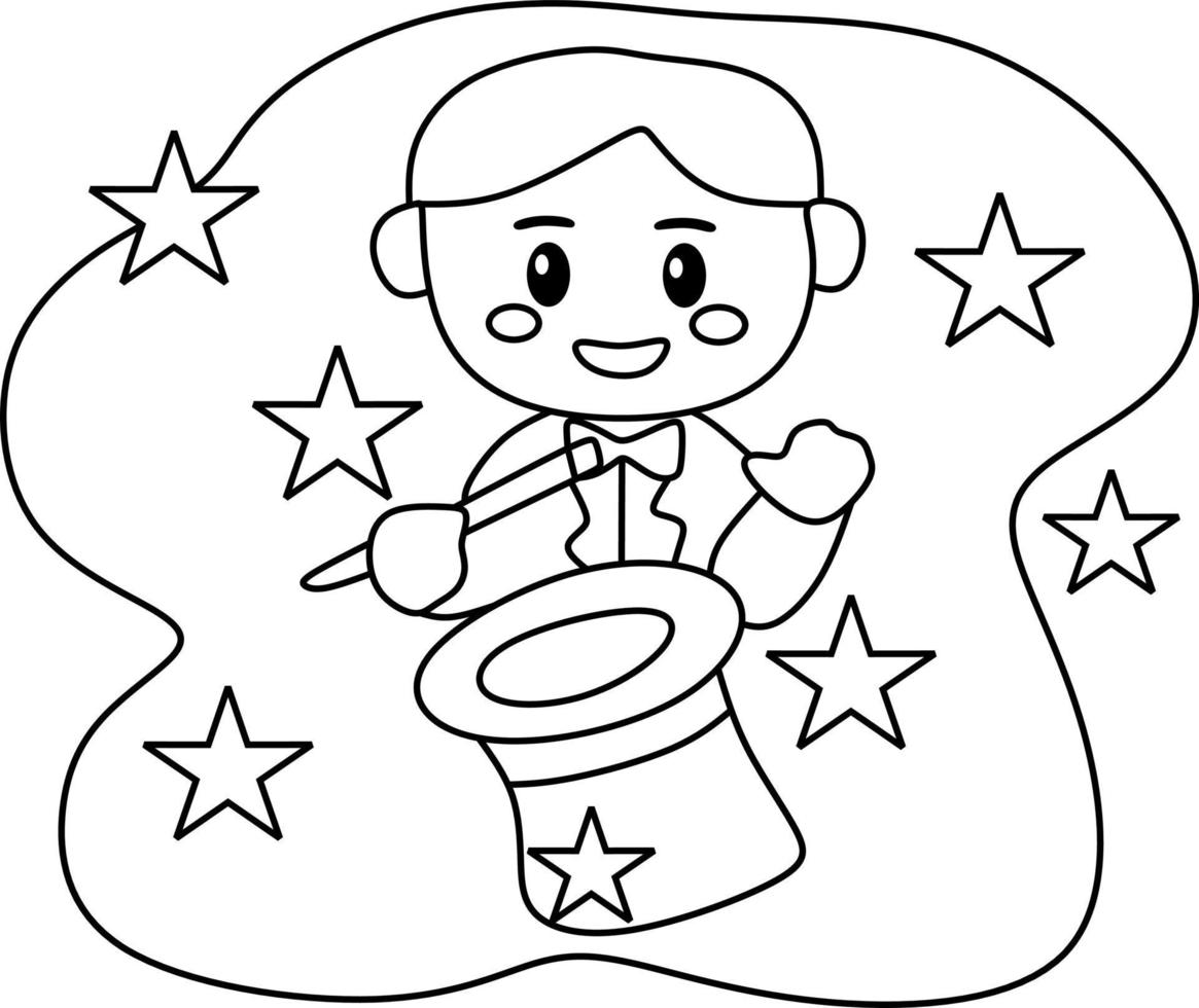 coloring pages magician