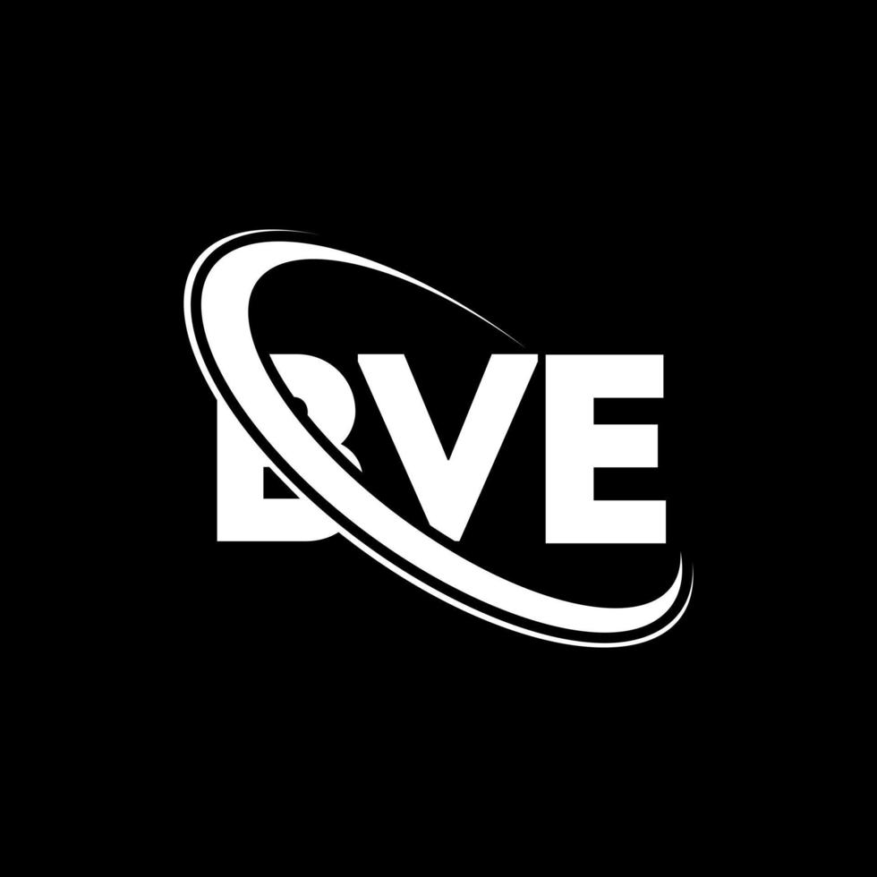 BVE logo. BVE letter. BVE letter logo design. Initials BVE logo linked with circle and uppercase monogram logo. BVE typography for technology, business and real estate brand. vector