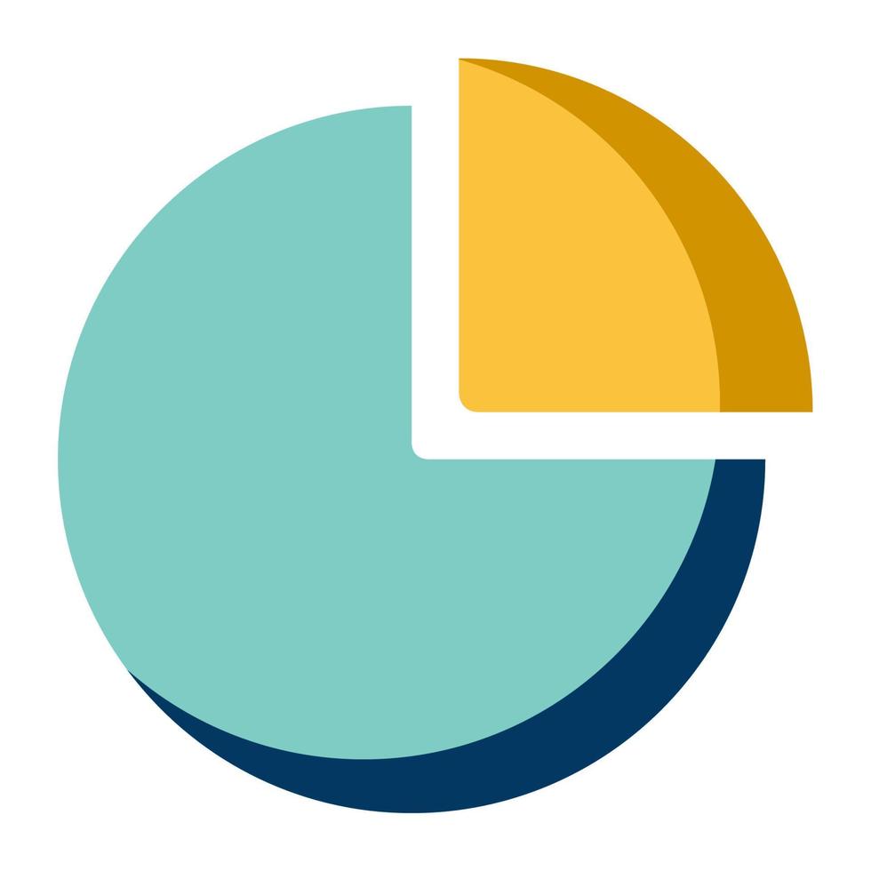 Illustration Vector Graphic of Chart, cheese, statistics Icon