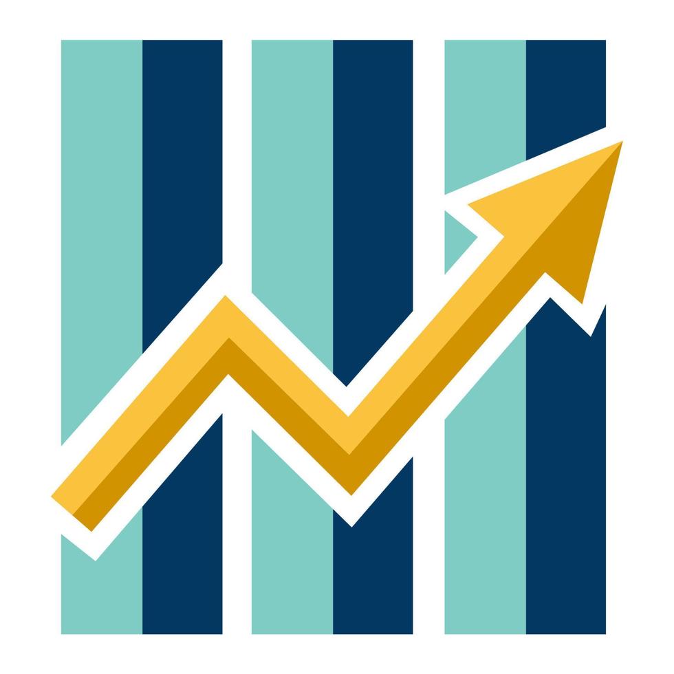 Illustration Vector Graphic of Chart, earnings, increase Icon