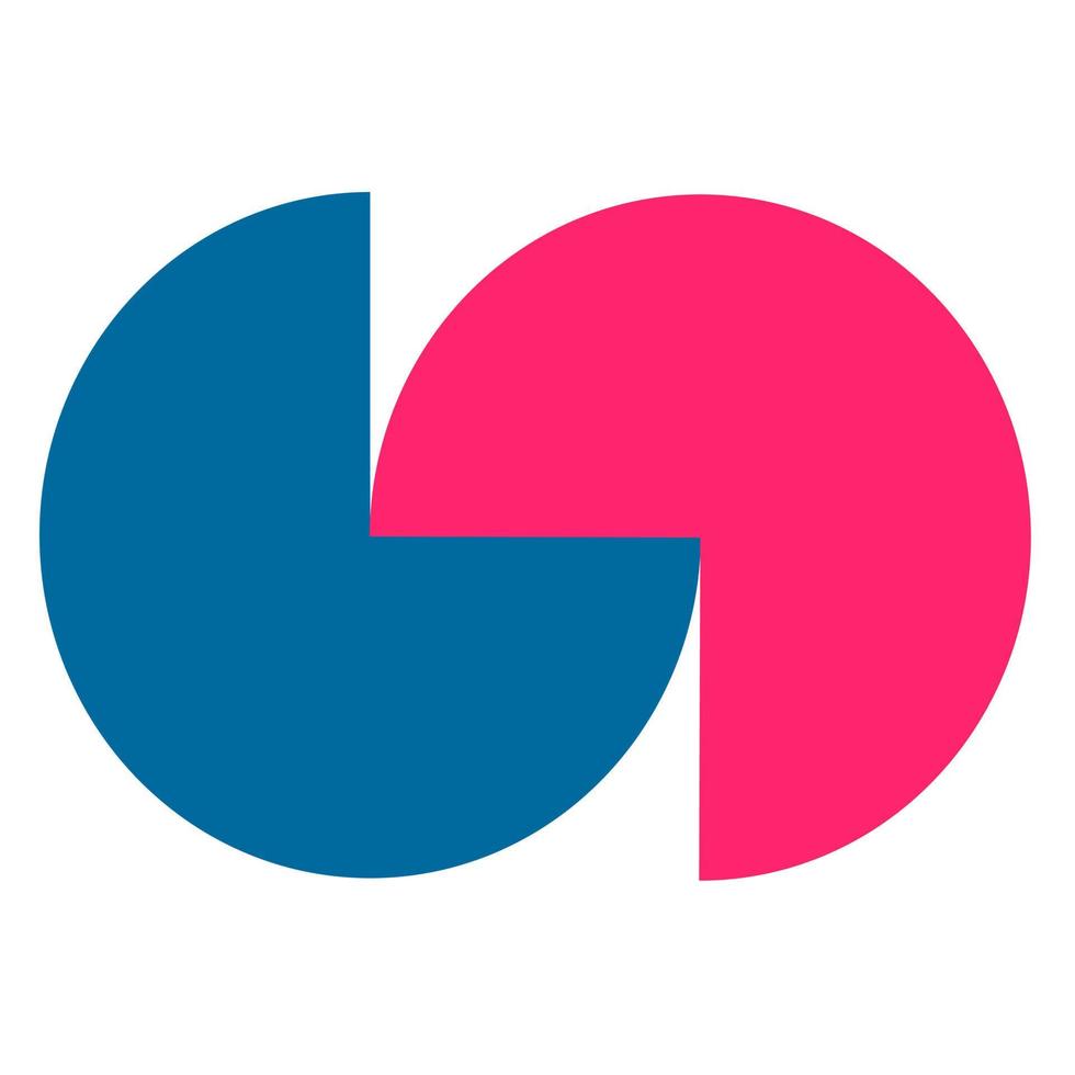 Aesthetic Geometric Retro Shape vector