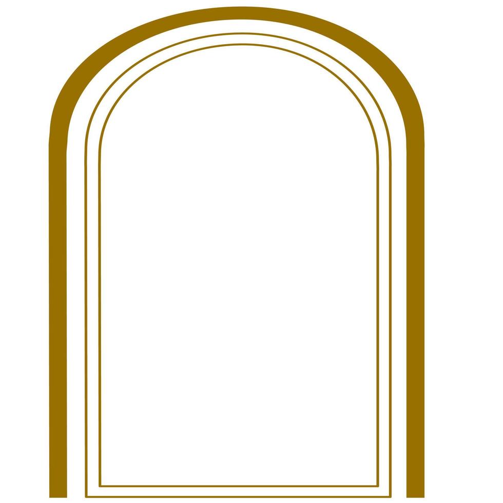 Geometric Arc Frame vector