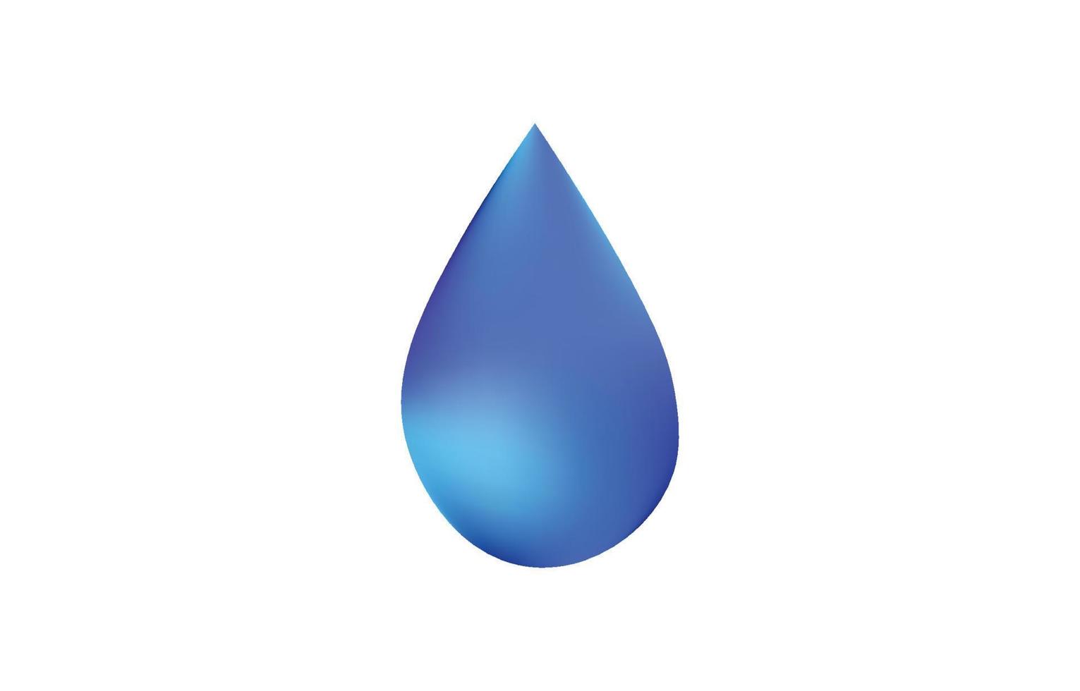 one drop of water isolated on white background,water conservation concept,world water day,vector illustration vector