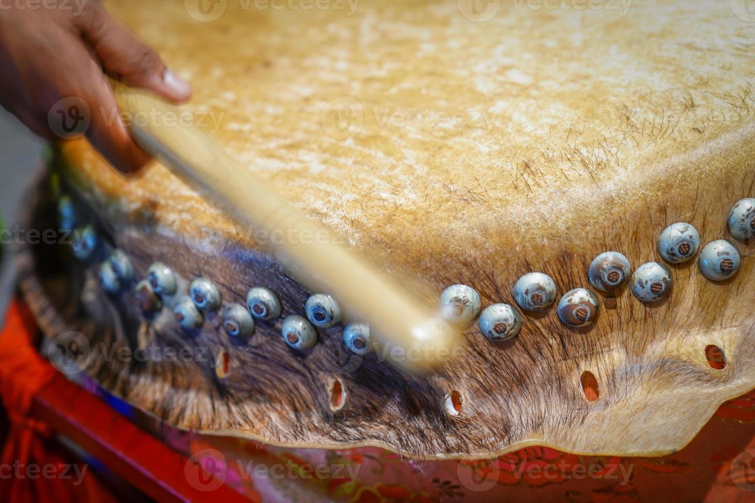 Asian drum for manipulated lion event. photo